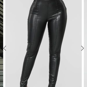 Leather Fashion Nova Pants